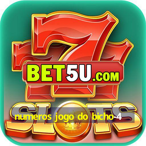 numeros jogo do bicho